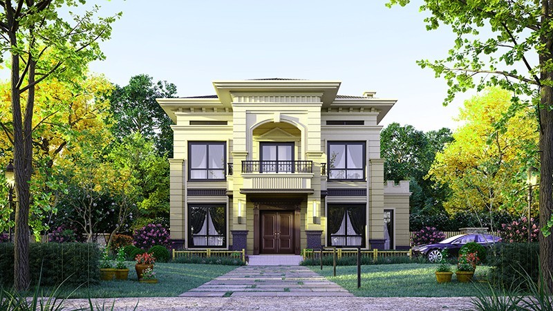 宁波中式合院住宅，开放庭院与邻里乡亲更亲近